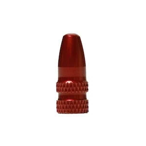Red Alloy Valve Cap