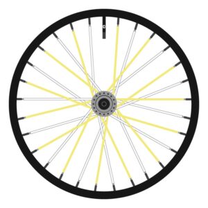 Berd White and Yellow (Alternating)